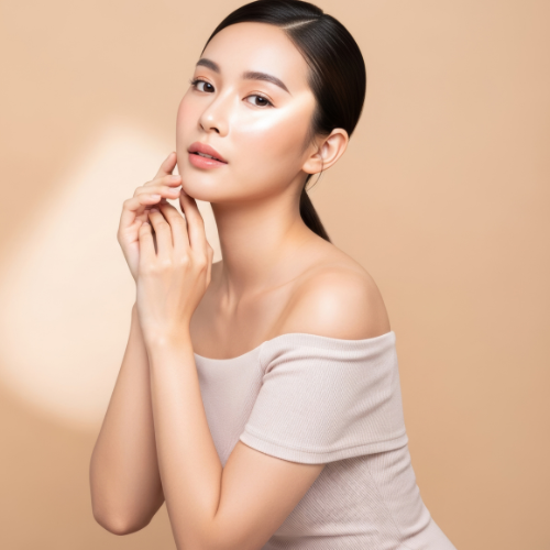 Polished beauty styling portrait